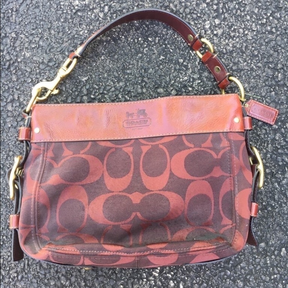 Authentic Coach Purse red